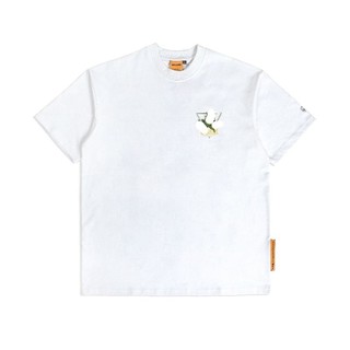 Áo thun cotton nam nữ unisex form rộng tay lỡ, local brand chính hãn-gfreedom tee in white