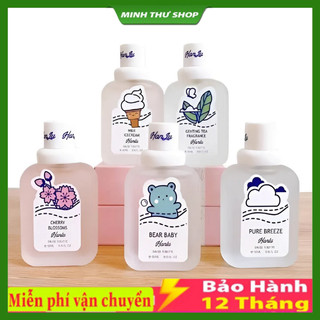 Nước hoa trẻ em, Xịt thơm quần áo Hanlu, Nước hoa cho bé BEAR BABY, Xịt đuổi muỗi an toàn cho bé 50ml