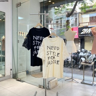 Váy Xuông Need Style Tay Pha Ren