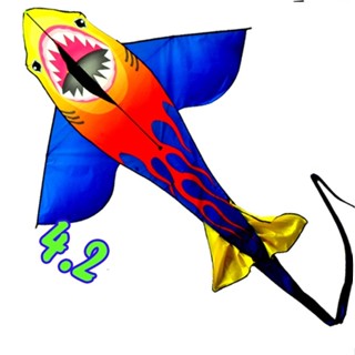 [Mua 1 được 2] Diều cá mập kèm tay cầm và dây thả 150 m nhiều kích thước