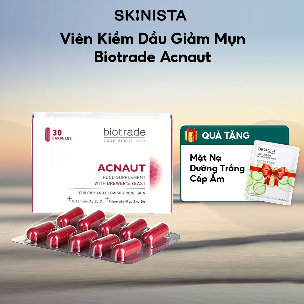 Viên Uống Acnaut Food Supplement Biotrade 30 Viên