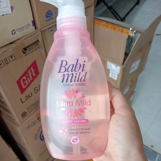 Tắm gội Babi Mild cho bé 380ml