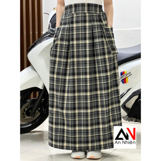 váy chống nắng nút bấm và dán có túi 2 bên freesize eo từ 60-80cm dài 100cm được chọn mẫu