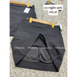Chân váy umi bầu ngắn.