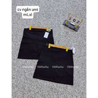 Chân váy umi bầu ngắn.