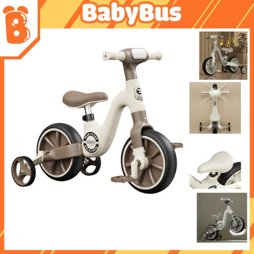 Xe đạp 3 bánh cho bé - Xe chòi chân BABYBUS 3 bánh thăng bằng 3in1