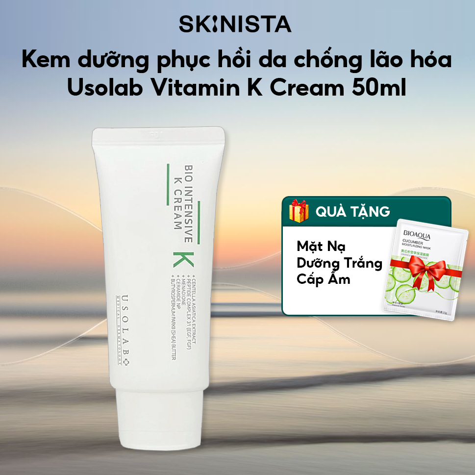 Kem dưỡng Vitamin K Usolab Cream làm dịu phục hồi da và chống lão hóa 50ml