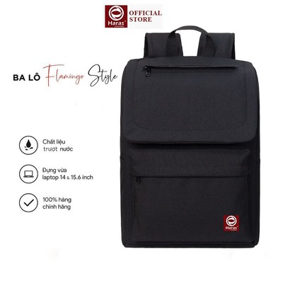 Balo Nam Nữ HARAS Modern Backpack Vải Chống Thấm Nước Trượt Nước HR350