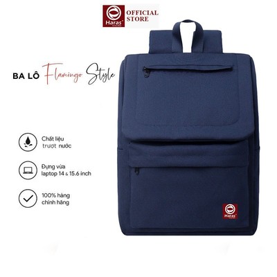 Balo Nam Nữ Đi Học Chất liệu Vải Trượt Nước HARAS Backpack HR350