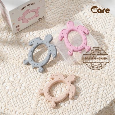 [ĐÃ KIỂM NGHIỆM] [TẶNG HỘP] Đồ Chơi Gặm Nướu hình thú Silicon Organic Mềm, An Toàn Cho Bé LiLcare