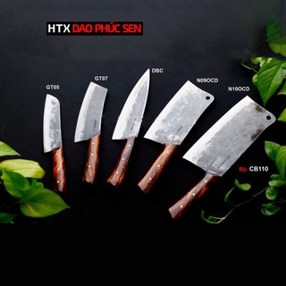 Bộ Dao Nhà Hàng Lộc Phát HTX DAO PHÚC SEN CB110 đa năng chất liệu thép nhíp