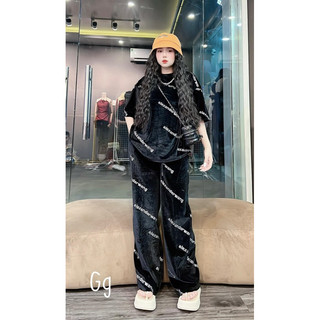 [ KÈM HÌNH THẬT] SET NHUNG DÀI ĐÍNH ĐÁ