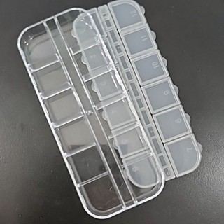 Khay nhựa 12 ô _ khay đựng hạt đá phụ kiện nhỏ
