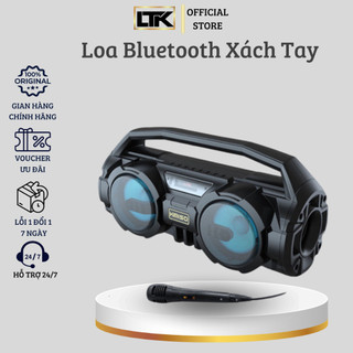 Loa Karaoke Xách Tay Kimiso KM S1 Kết Nối Bluetooth Xách Tay Di Động Có Đèn Led Kèm Mic Và Dây (LeTuKe Store)