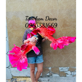 Mô hình Cá Chép Hoá Rồng khổng lồ trang trí trung thu, decor backgroud