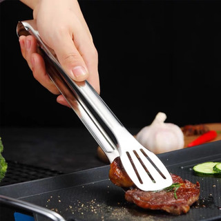Kẹp gắp đá inox a18cm , dụng cụ gắp thức ăn .ttbx
