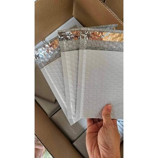 Sét 10 túi chống sốc trắng xám size 13x15cm