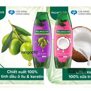 Dầu gội Pamolive Dưỡng Ẩm Bổ Sung từ sữa dừa 180ml - Dầu gội Palmolive Keratin và Dầu Olive 180ml