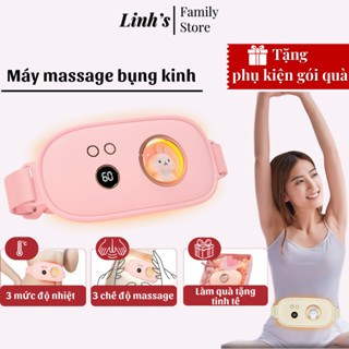 Máy massage chườm bụng kinh kèm đai giúp làm ấm giảm đau bụng kinh cho phụ nữ đến kỳ
