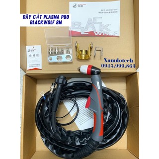 Dây cắt plasma p80 bw-80p blackwolf con sói 8m - công tắc dưới