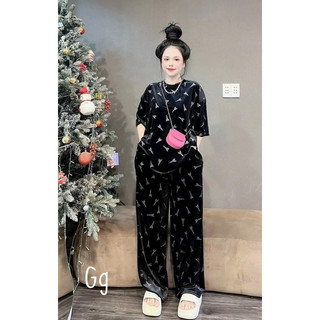[KÈM HÌNH THẬT] SET NHUNG DÀI ĐÍNH ĐÁ HÌNH THÁP