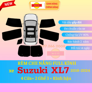 Rèm che nắng CHỐNG UV xe Suzuki XL7 2018- 2024 (có nam châm, dày) - Loại 1 Mr ÔTO - Bảo hành 2 năm