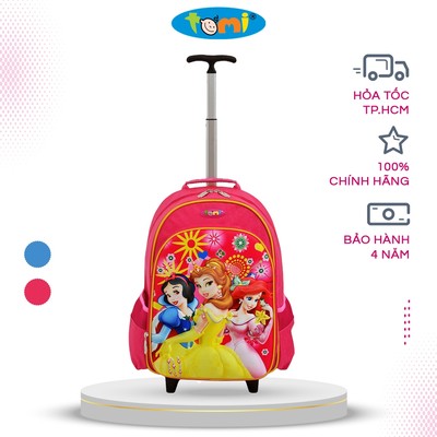 Balo kéo học sinh Tomi B15 chống gù, chất liệu chống nước, gọn nhẹ