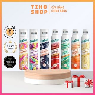 Dầu gội khô Batiste Dry Shampoo hết Ngứa, hết bết dính tóc bồng bềnh tức thì 200ml