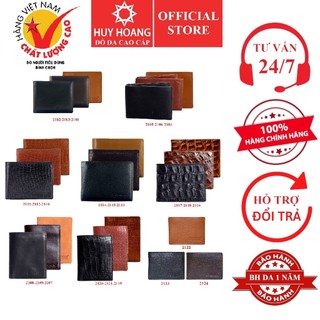 Bóp nam da bò nhiều loại nhiều màu HP2101-04-07-10-13-16-19-22