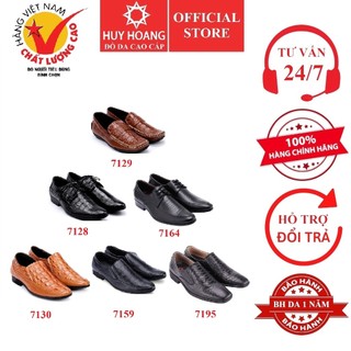 Giày nam da bò Huy Hoàng nhiều màu HP7128-29-30-59-64-95
