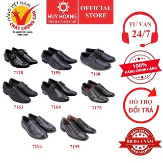 Giày nam da bò nhiều loại màu đen HP7128-59-60-63-64-75-94-95