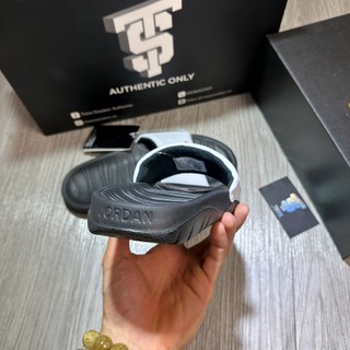 [CHÍNH HÃNG] Dép JorDan BREAK SLIDE WHITE BLACK RED AR6374 016 Full Box Tag auth