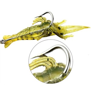 Mồi câu cá giả hình tôm 1.3g/5cm có móc câu inox