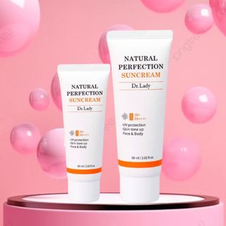  Kem chống nắng Dr Lady SPF 50+  PA++++Nâng tone,giúp kiềm dầu siêu đỉnh,ko bết dính hợp mọi loại da 60ml 