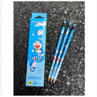 Bút chì hình Doraemon,siêu nhân nhện 2B siêu dễ thương cho bé