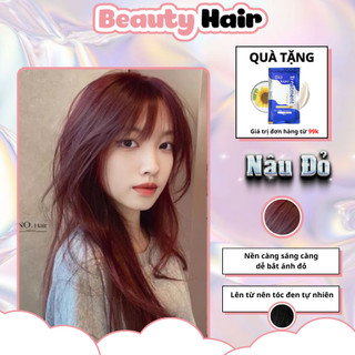 Thuốc nhuộm tóc Nâu Đỏ, bảo vệ tóc không gây khô sơ tóc, nhuộm tóc Nâu đỏ, thuốc nhuộm tóc nâu, thuốc nhuộm tóc đỏ