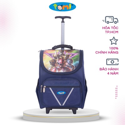 [Hình ngẫu nhiên] Balo kéo học sinh Tomi 9 chất liệu chống nước, gọn nhẹ, bền bỉ, hình ảnh ngẫu nhiên