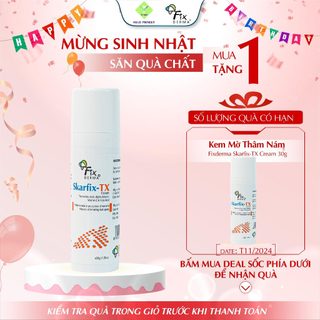 Kem Mờ Thâm, Nám, Tàn Nhang FIXDERMA Skarfix - TX Cream Giúp Trắng Sáng, Đều Màu Da 30g 