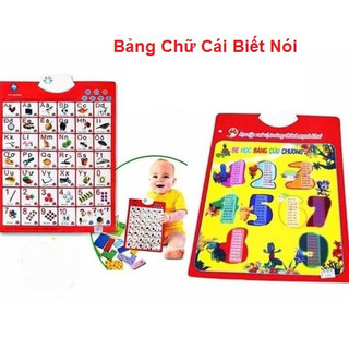 Bảng chữ cái tiếng việt, bảng chữ cái và chữ số điện tử có giọng nói cho bé tập đọc