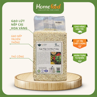 Gạo lứt nếp cái hoa vàng túi 1.5kg homefood