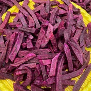 1 KG- Khoai lang tím cọng sấy giòn không đường