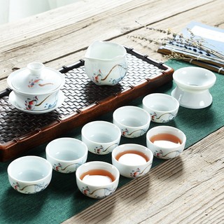 Bộ ấm chén khải pha trà kèm hộp quà