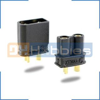 Jack cắm xt30 amass mạ vàng - màu đen - không có chụp