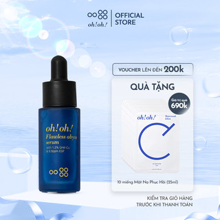 Tinh Chất Giảm Sẹo Lõm oh!oh! Flawless Abyss Serum (GHK-Cu & 9.9ppm EGF) (15g)