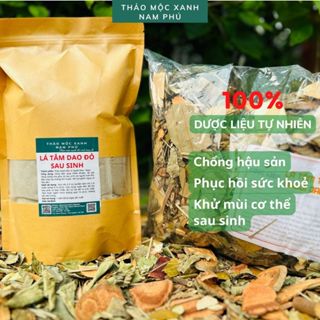 Lá Tắm DAO ĐỎ Sau Sinh (15 túi lọc to/15 lần) nhanh phục hồi sức khỏe  - Thảo Mộc Xanh Nam Phú