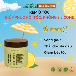 [ 200g ] Kem ủ tóc nước hoa - Phục hồi tóc, giảm xơ rối, giữ nếp tóc bóng mượt- Thành phần tự nhiên - Be.Cosmetic