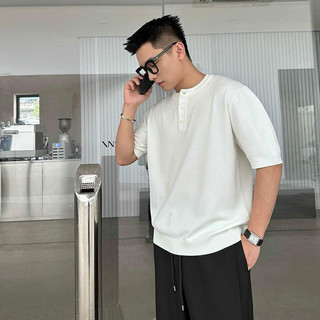 Áo thun trơn cổ tim hàng cao cấp ss2024