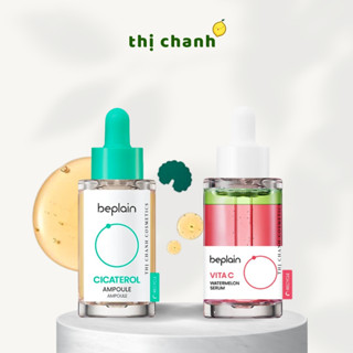 Serum rau má phục hồi, chống oxy hóa, dưỡng sáng BEPLAIN CICATEROL AMPOULE/ VITA C WATERMELON SERUM 30ml fullbox