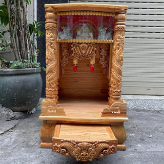 tủ thần tài gỗ xoan ngang 42x68cm hàng đẹp