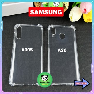 Ốp Samsung A30 / A30S Bảo Vệ Cam, Chống Sốc, Trong Suốt, Silicon